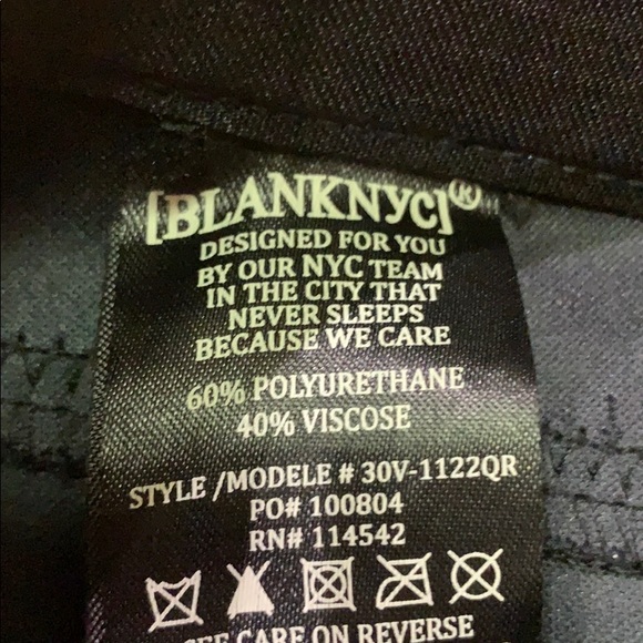 BlankNYC Vegan Leather Pull-On Legging - Picture 11 of 12